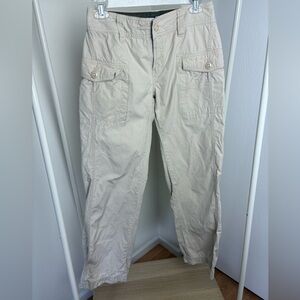 Tommy Hilfiger Women’s Cream Cargo Pants